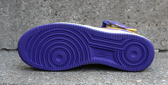 orange and purple air force 1