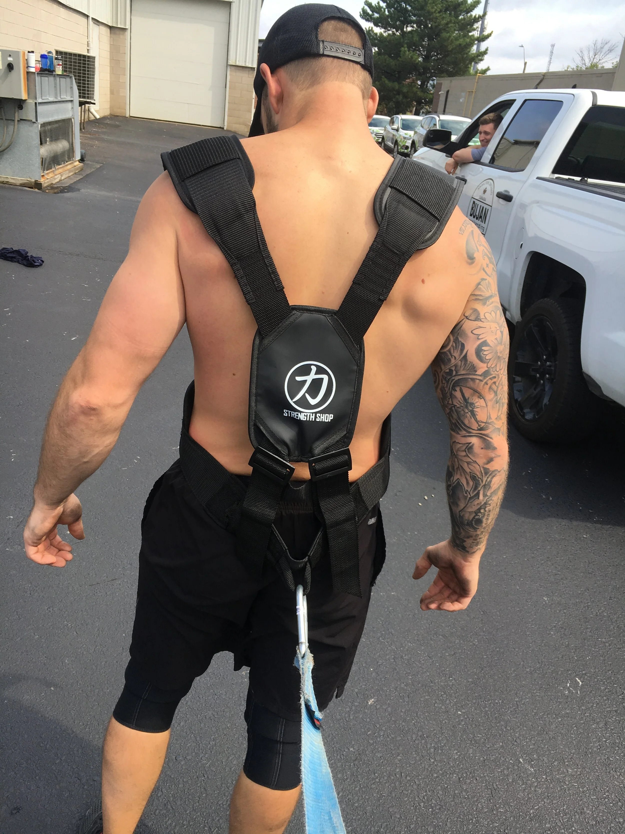 strongman truck pull harness