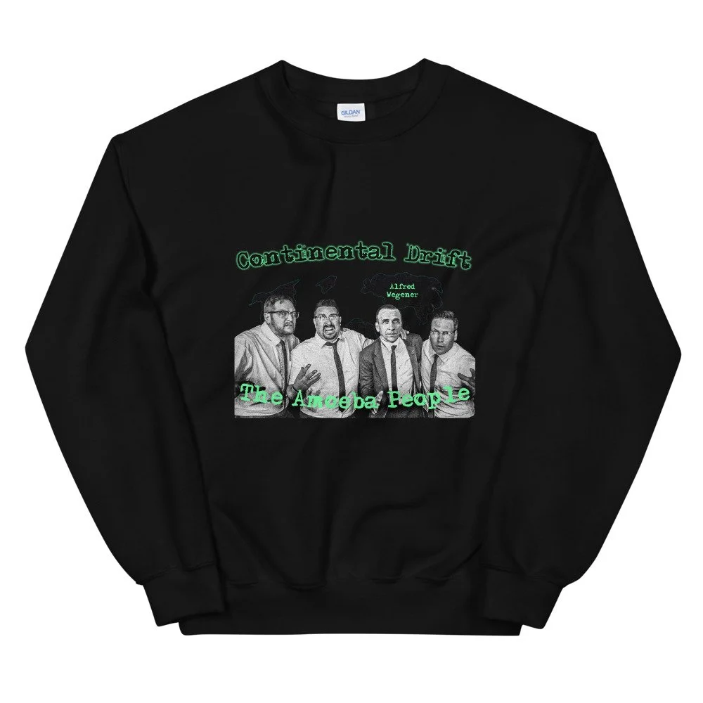 Unisex Continental Drift/Alfred Wegener Sweatshirt — The