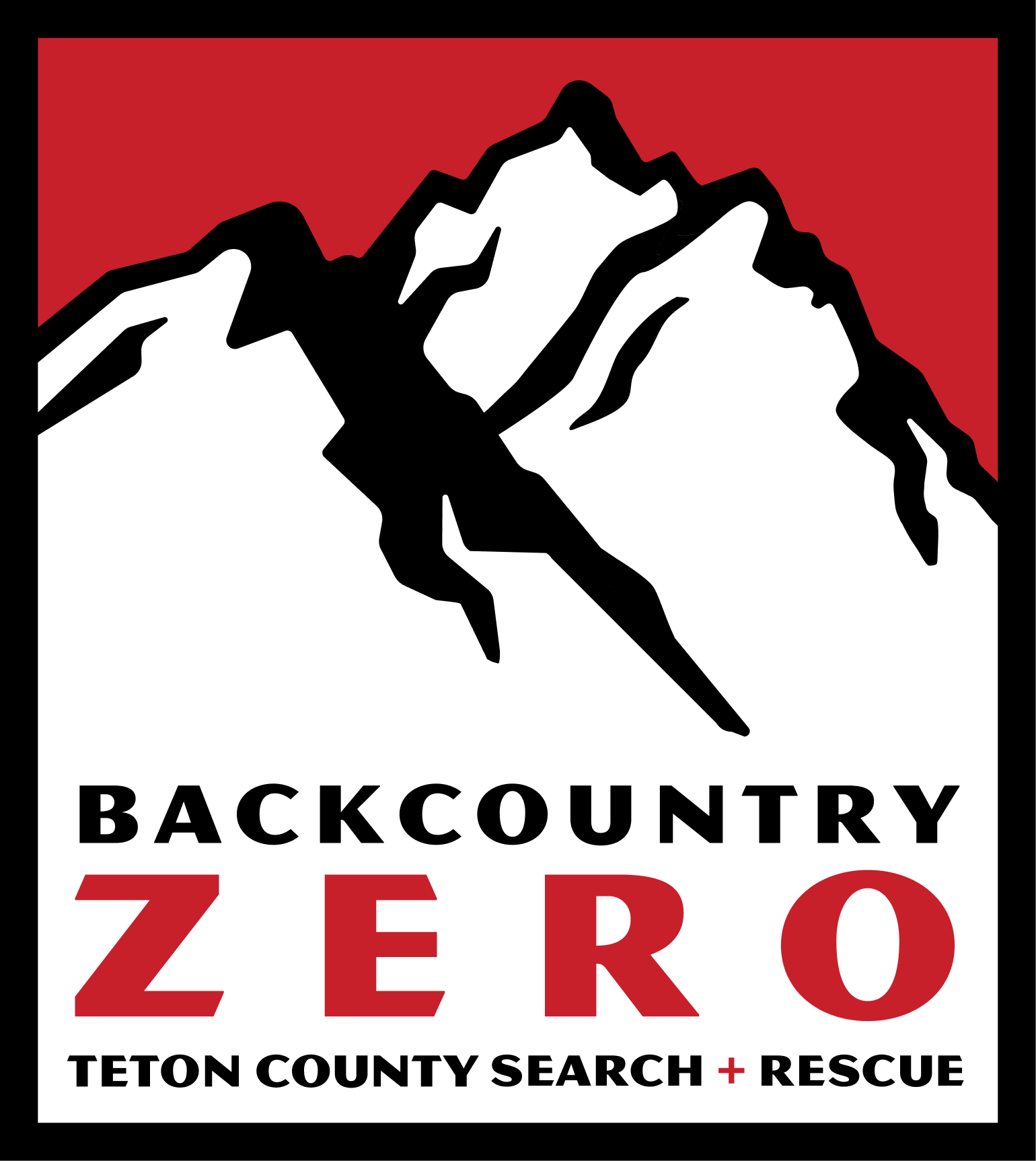 トギノン　セニング　登山ロゴ Mountain Biking — Backcountry Zero