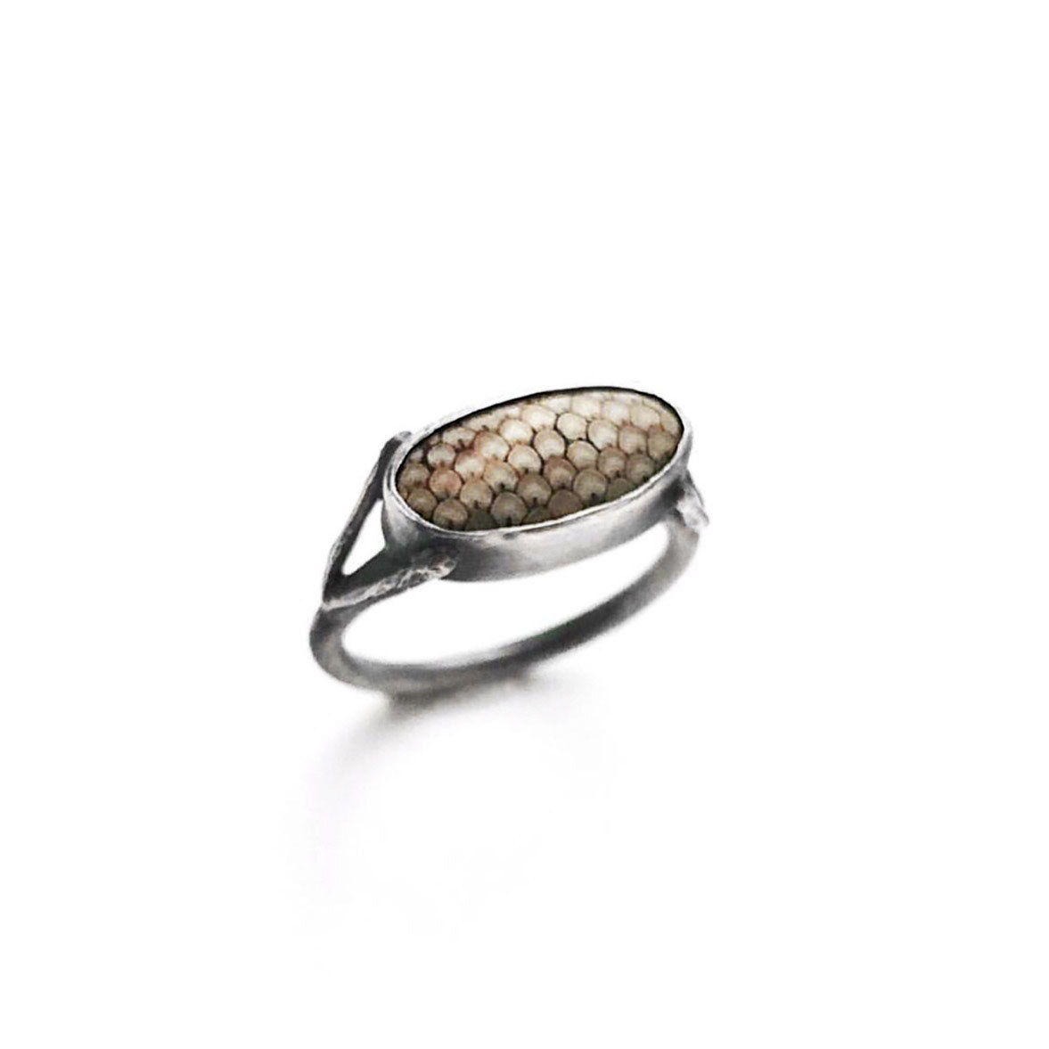 Snakeskin Ring Sterling Silver Size 8 5 Laurel S Bench Fine