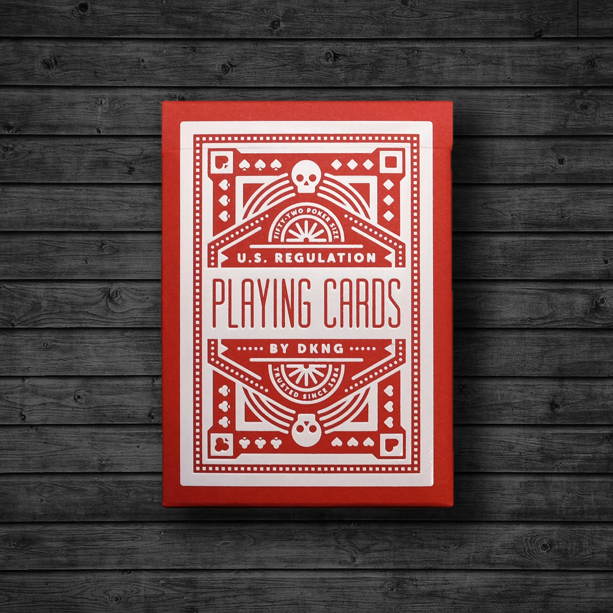 DKNG 'Red Wheel' Playing Cards — DKNG