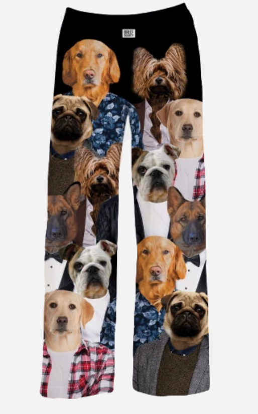 boxer dog pajama pants
