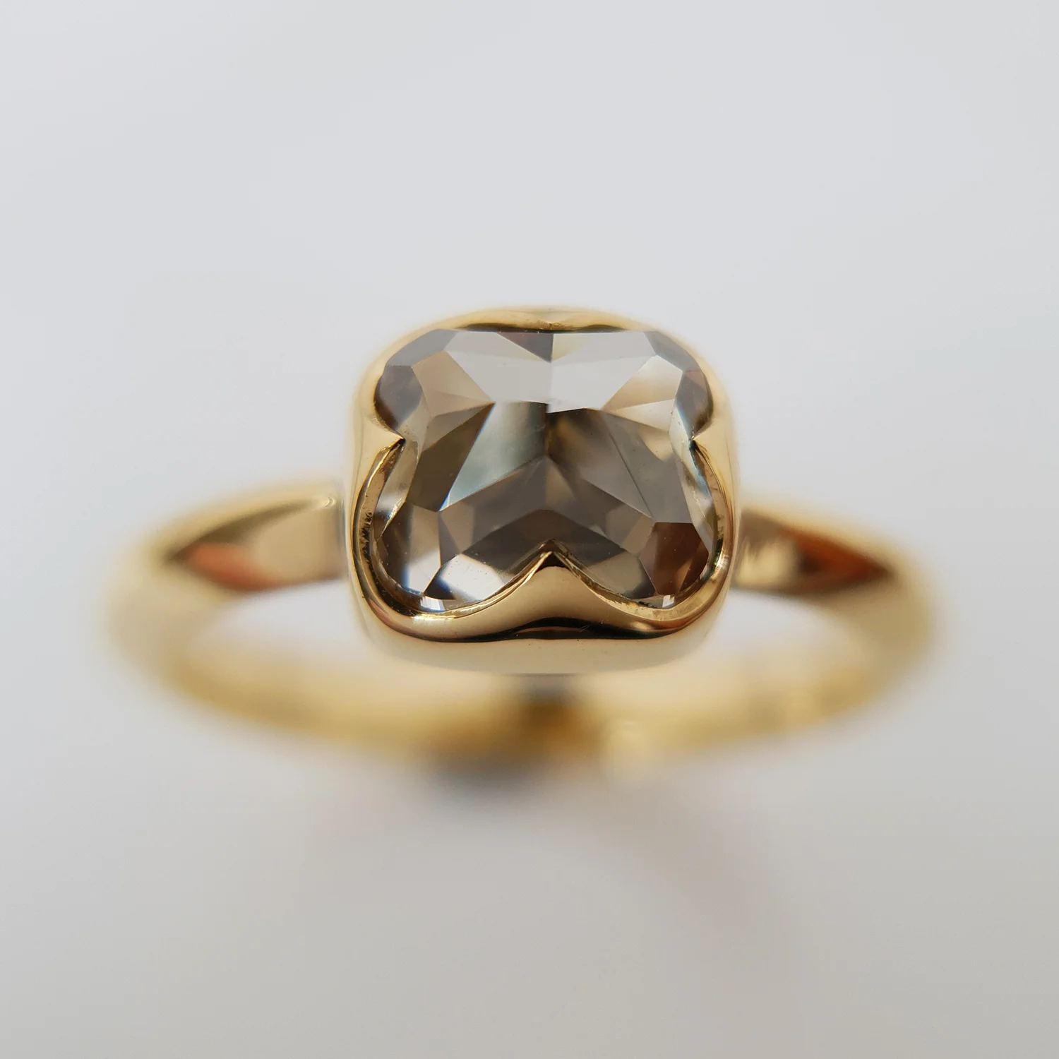 Antique Cut Champagne Diamond Fran Barker Design Luxury Antique Cut Champagne Diamond Fran