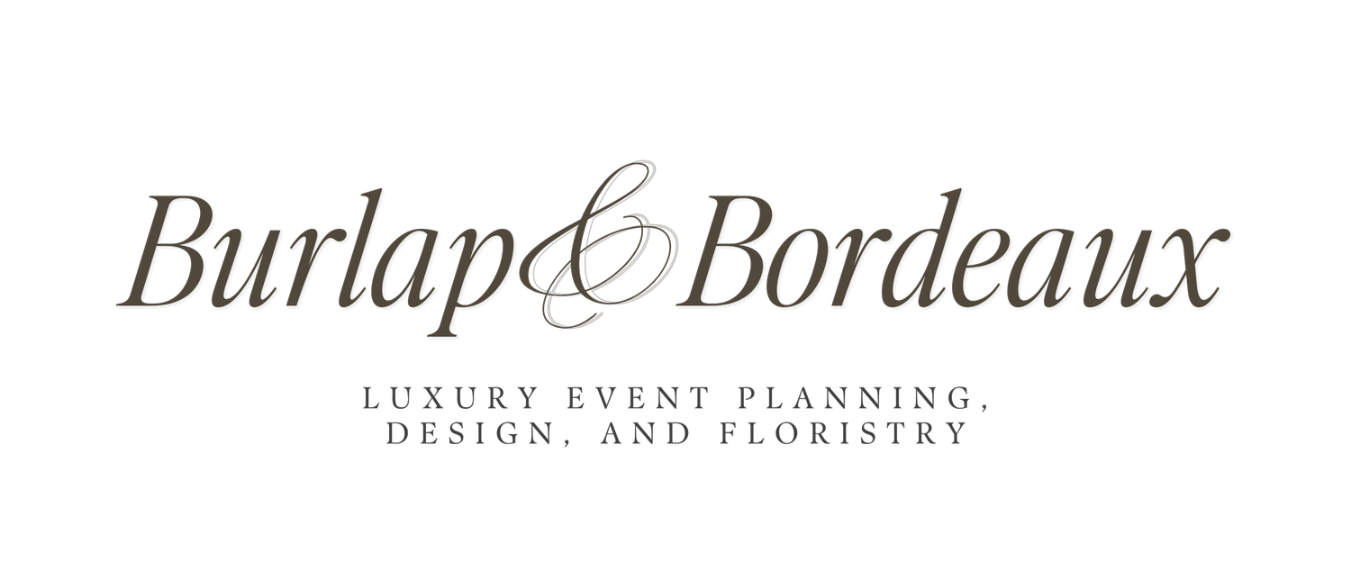 Burlap & Bordeaux