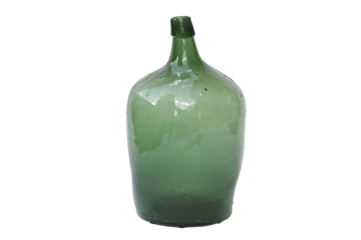 Antique Green Demijohn Bottle From France Trade Secrets For Antique Green Demijohn Bottle From