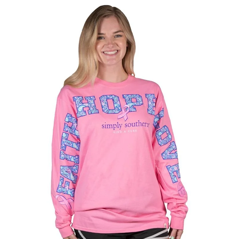 SIMPLY SOUTHERN FAITH HOPE LOVE CANCER 