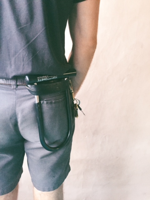 u lock holder belt