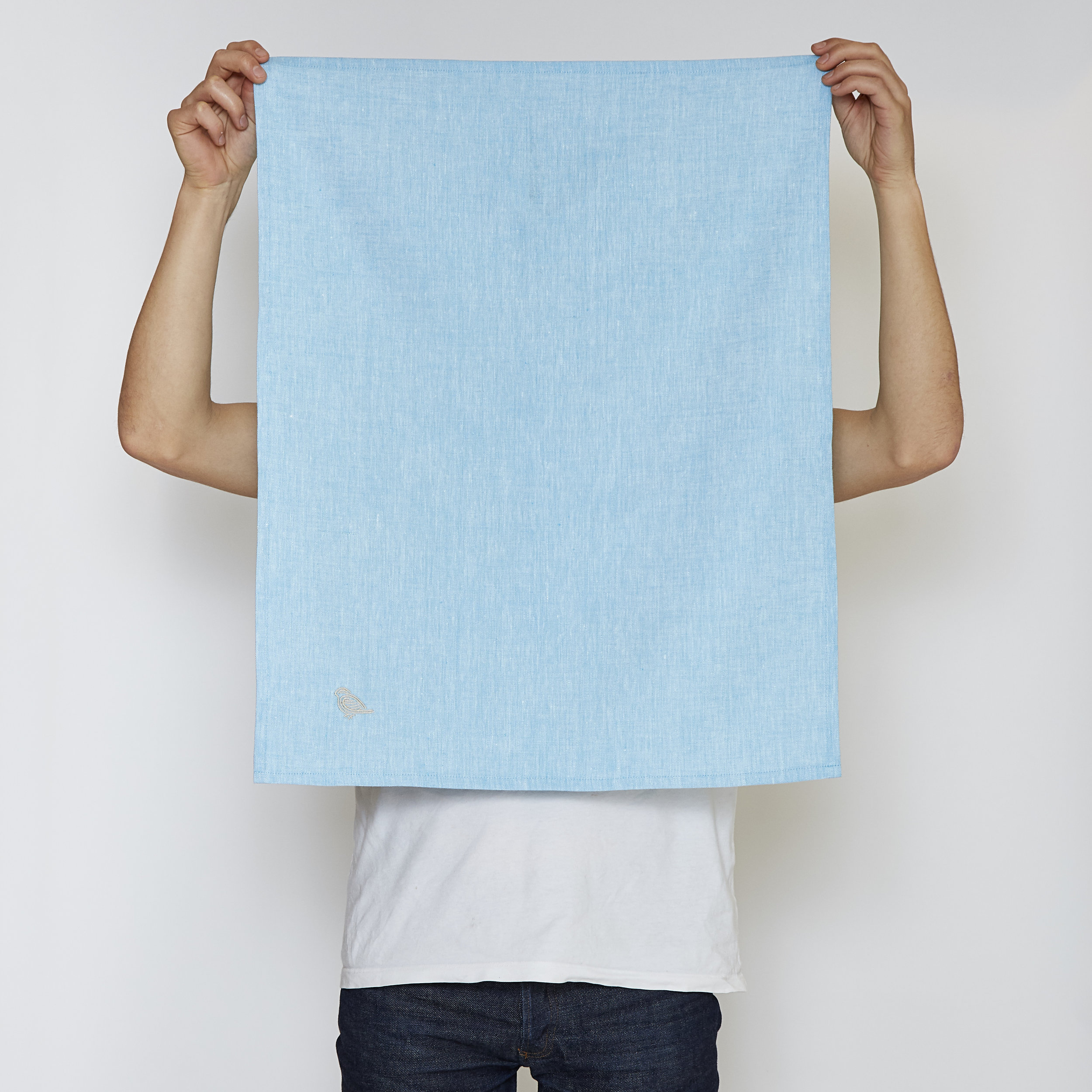 Sky Blue Tea Towel X2 Enrich Endure