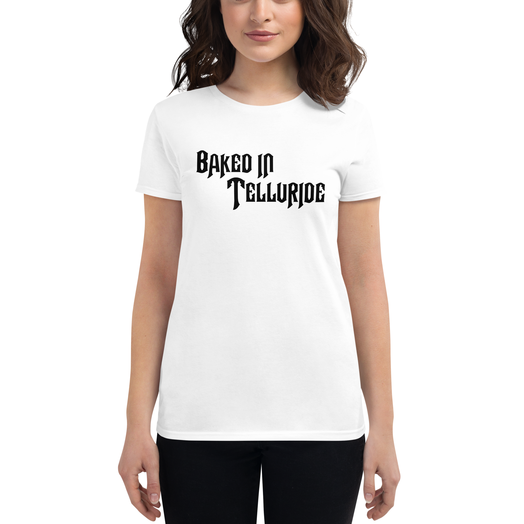 Women's short sleeve t-shirt — Baked in Telluride