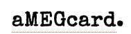 amegcard. 