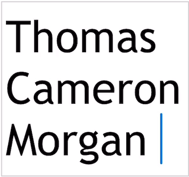 T. CAMERON MORGAN