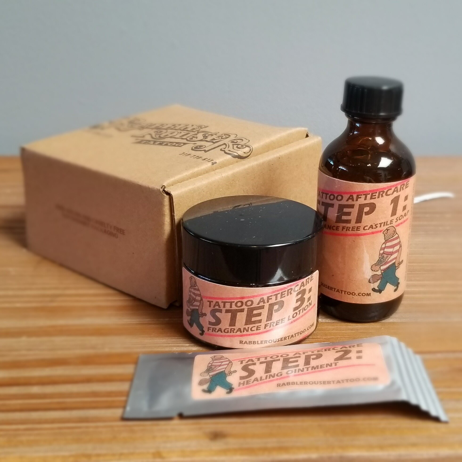 AFTERCARE KIT AND PRODUCTS — Los Angeles Tattoo Shop | Rabble Rouser Tattoo