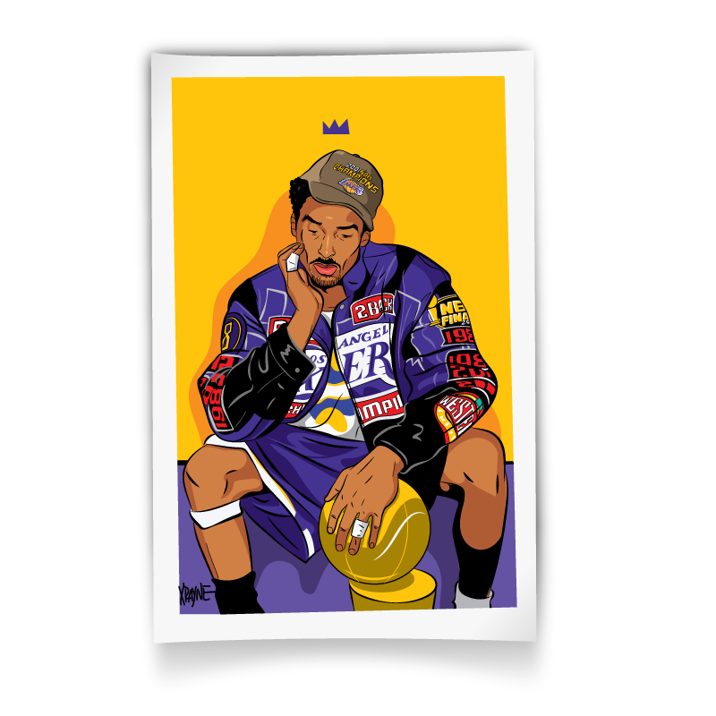 Kobe Bryant: Young Mamba Art Poster — XPayne