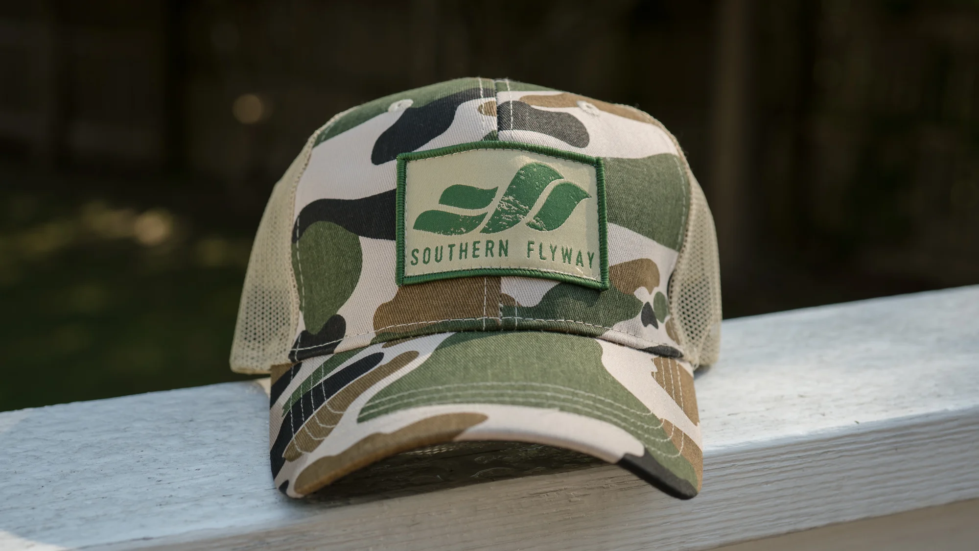 old school camo hat