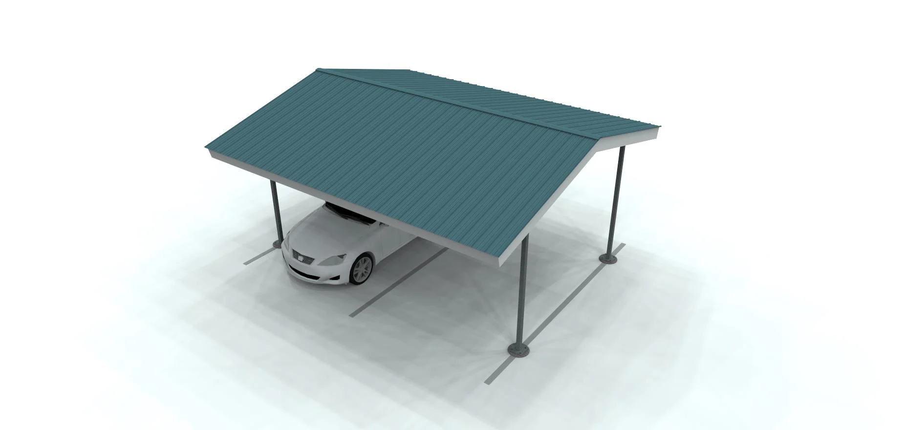 Gable Carport Kit Carport Structures Corp