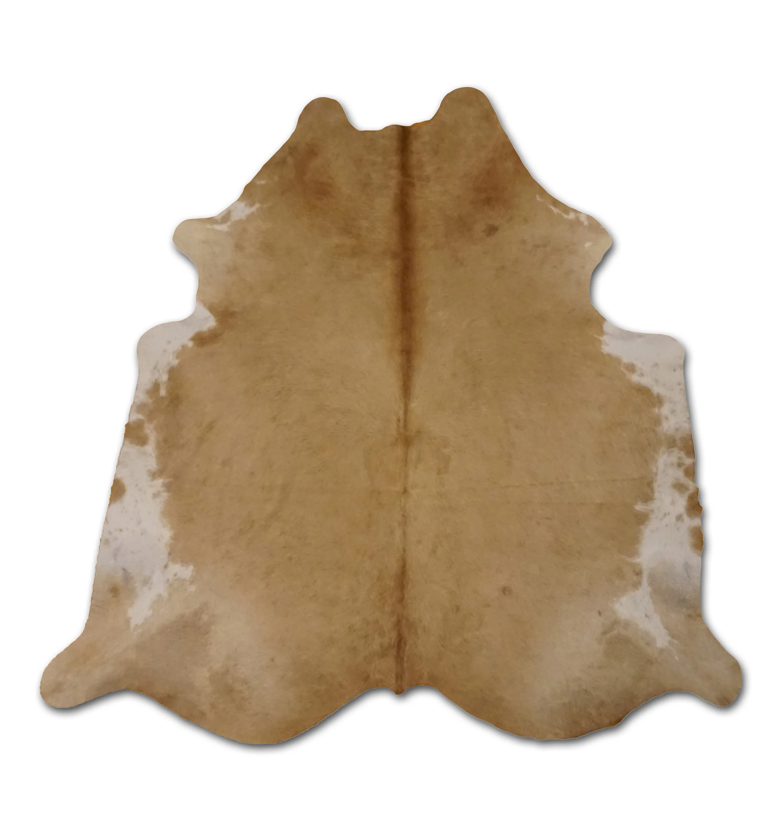 Natural Beige Brazilian Cowhide Fur Rug Furug Premium Brazilian