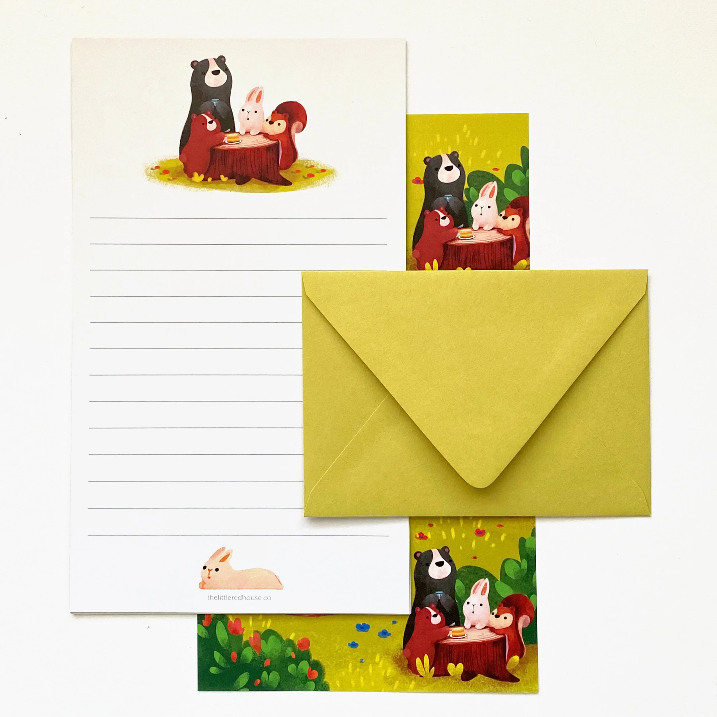 Picnic Animals Letter Set — The Little Red House Picnic Animals Letter Set — The Little Red House