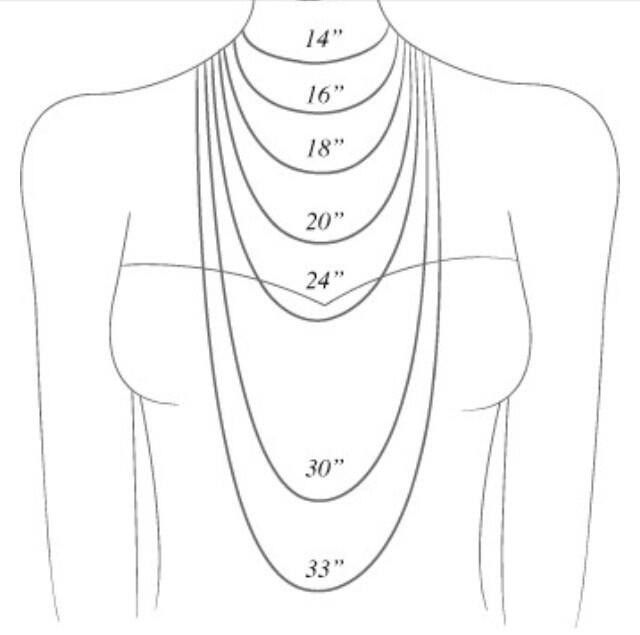 Necklace Chain Length Chart