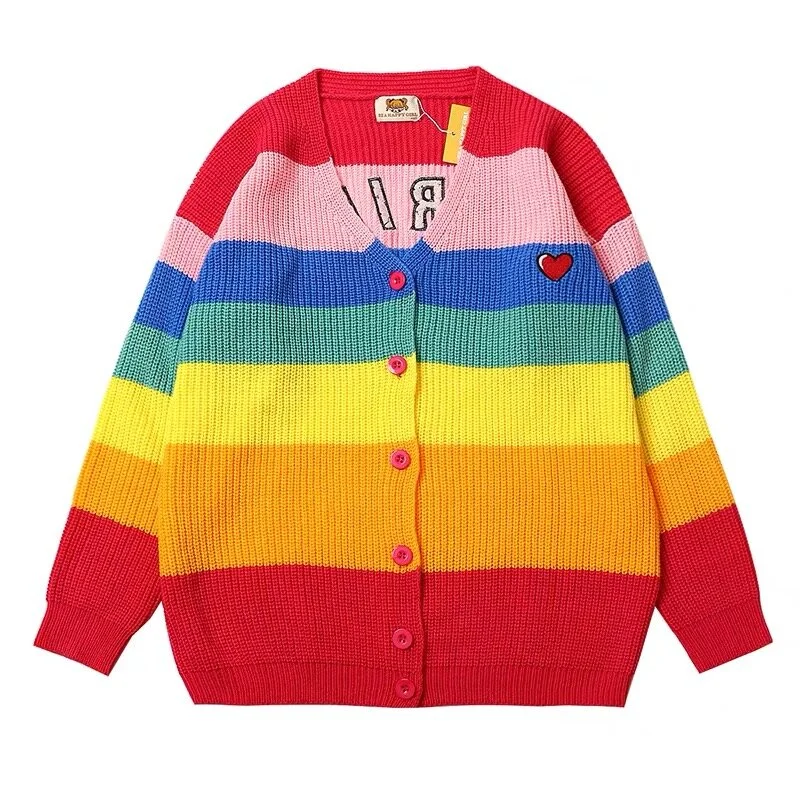 BORING RAINBOW CARDIGAN — HAYLEY LYLA