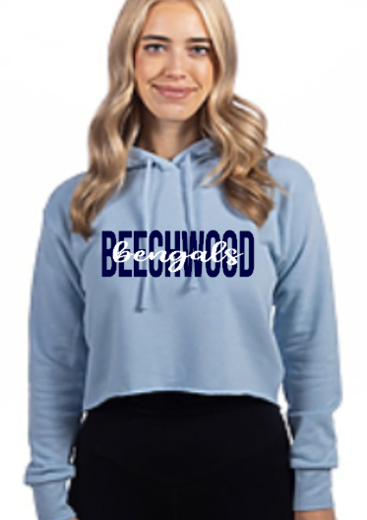 bengals cropped sweatshirt