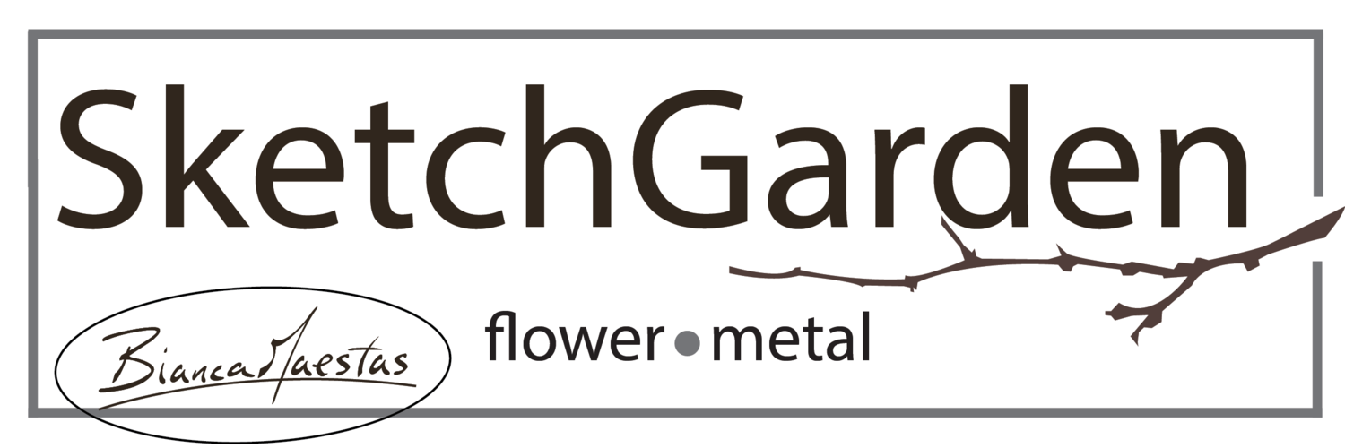 SketchGarden flower+metal