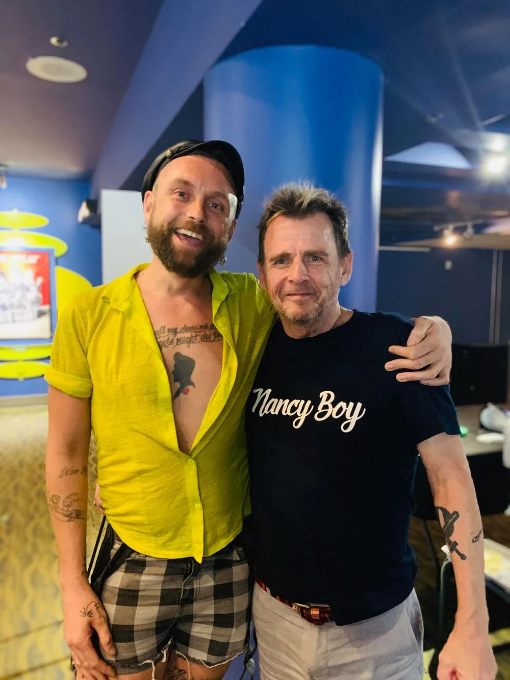 Cody and Mark at the Scream, Queen screening