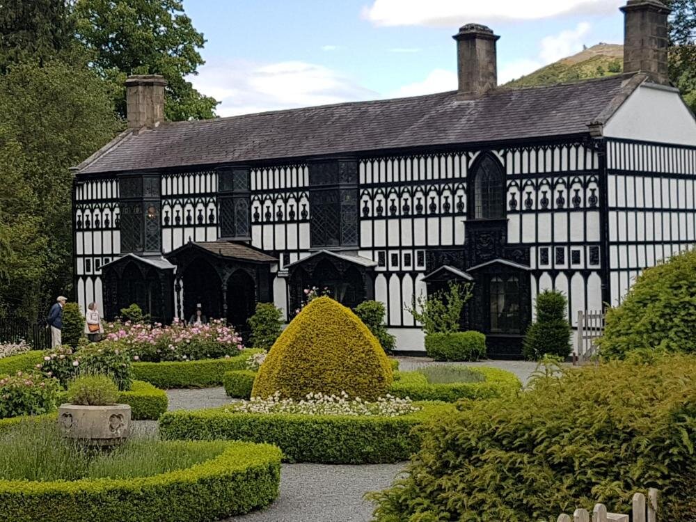 Plâs Newydd today, open to visitors and still ready for a porch party. (Out in the City)