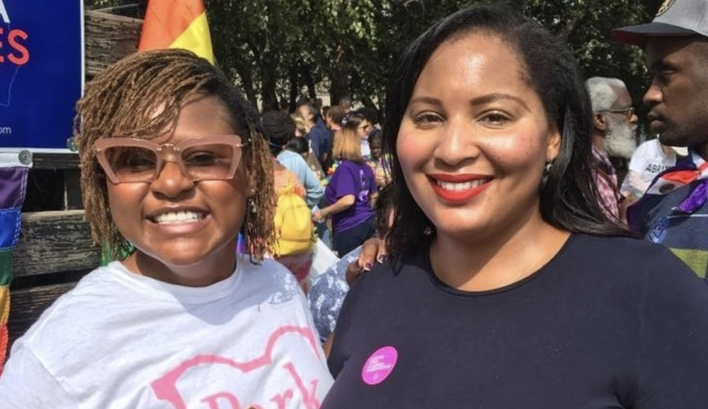 Representative Park Cannon and Renitta Shannon