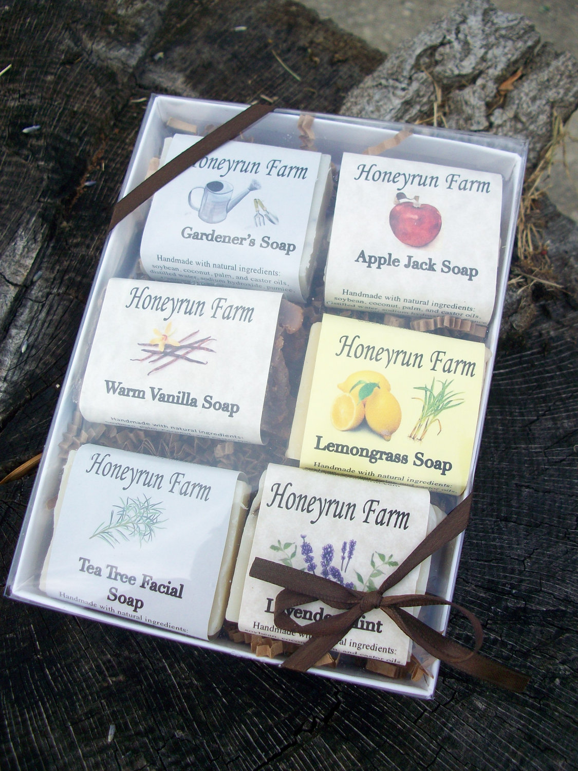 small bars of soap