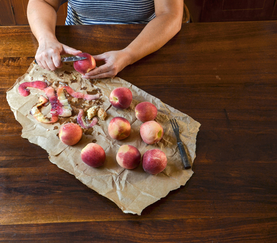 "Peeling Peaches"