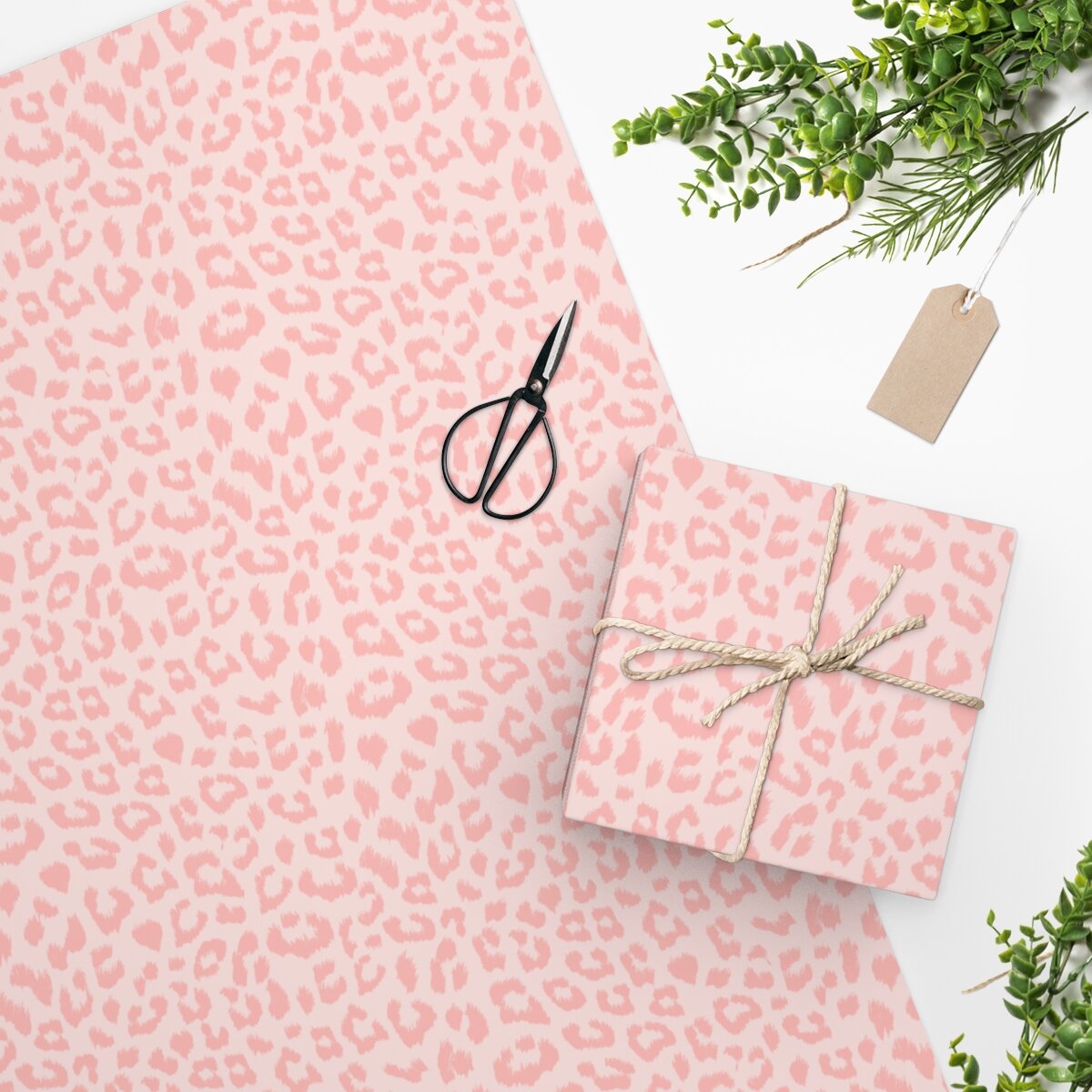 Bright Pink Cheetah Gift Wrap Paper – Initial Offerings