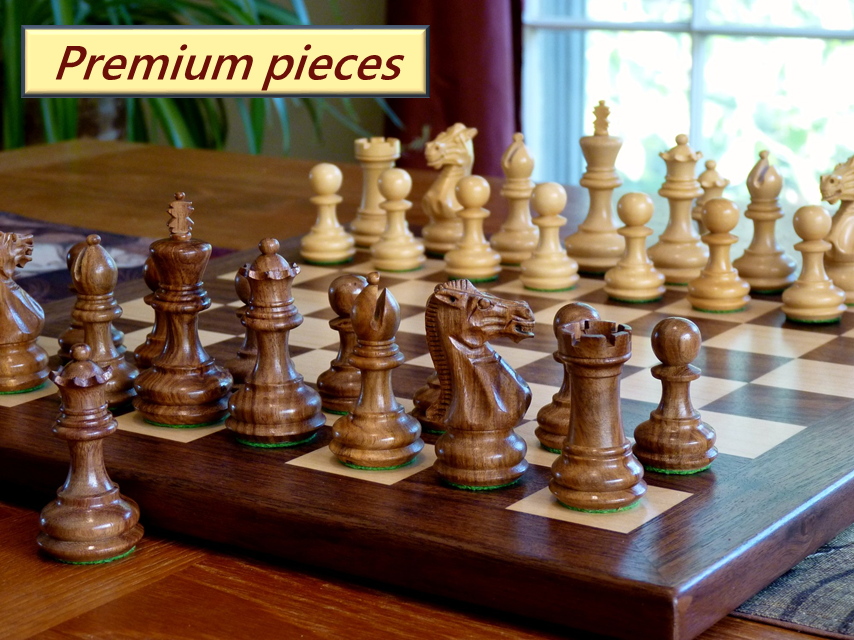 Wooden chess set — Three Trees Workshop