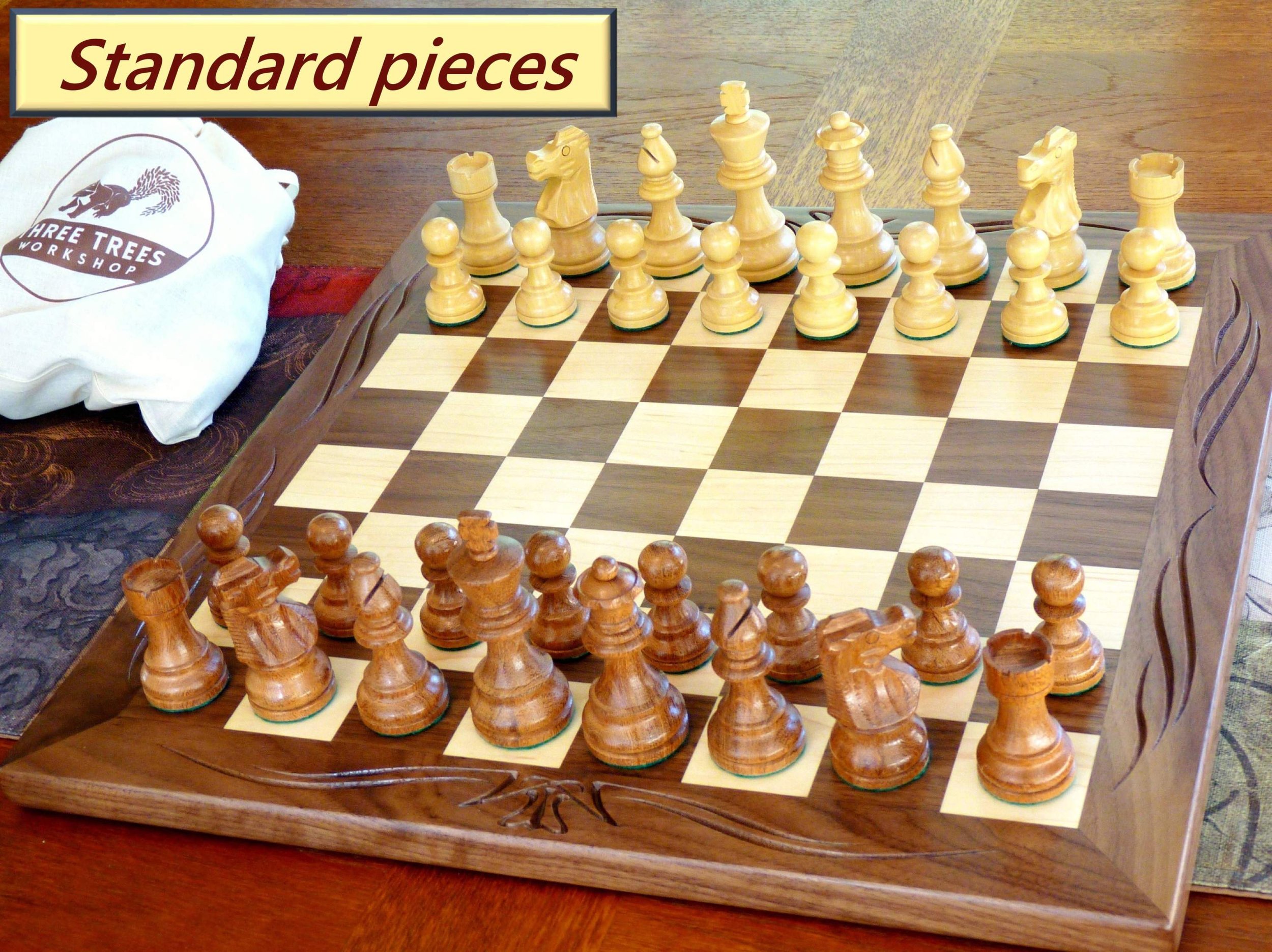 The Expert Wooden Chess Pieces