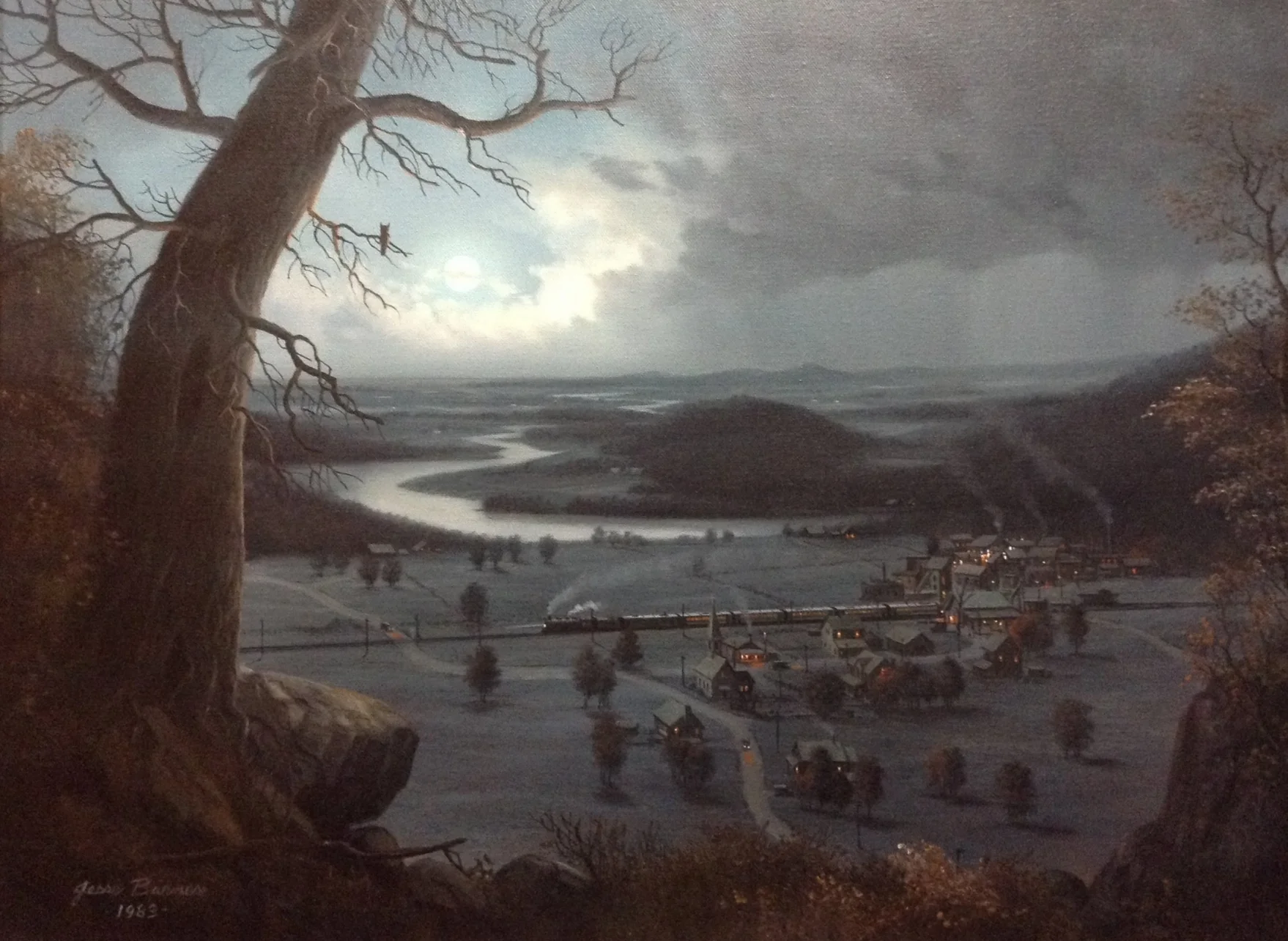 Moon Rise 1983 By Jesse Barnes Gallery Augusta