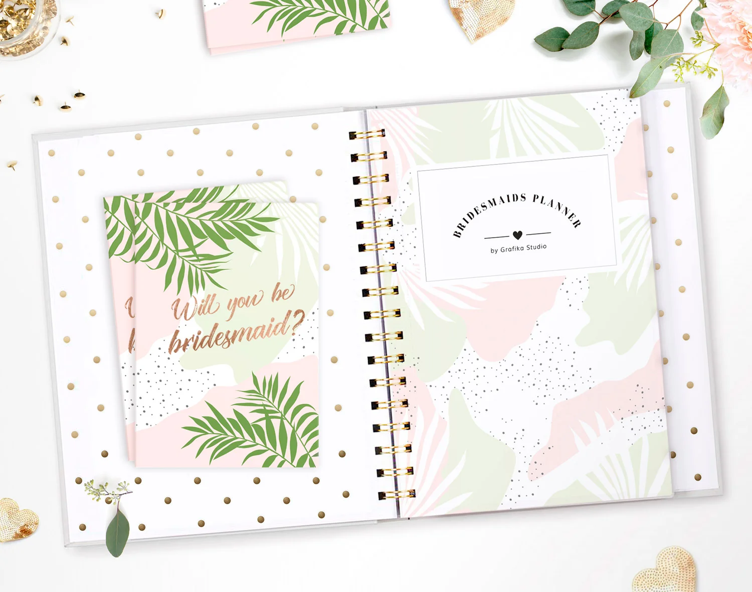 Printable Bridesmaid Planner Grafika Studio Branding and Electronic Style image relating to Maid of Honor Printable Planner identified as Printable Bridesmaid Planner Grafika Studio Branding and Electronic Style