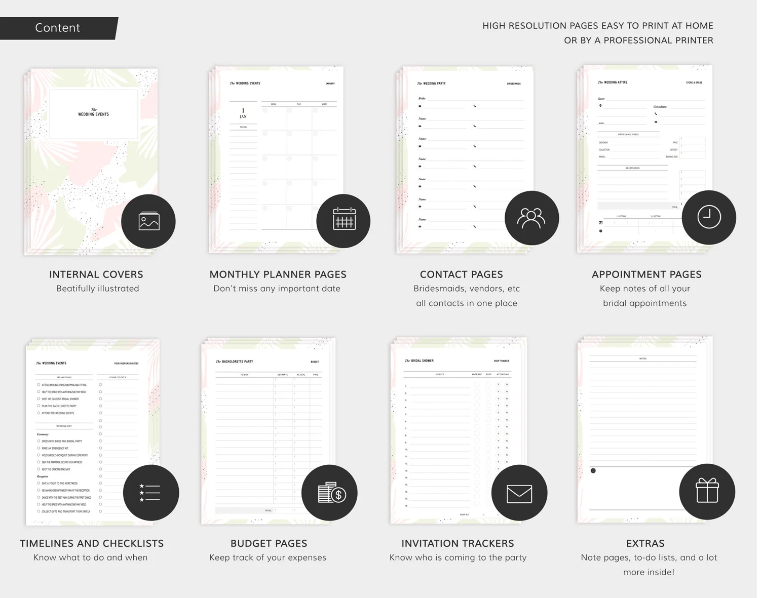 Printable Bridesmaid Planner Grafika Studio Branding and Electronic Style and design photograph relating to Maid of Honor Printable Planner identified as Printable Bridesmaid Planner Grafika Studio Branding and Electronic Layout
