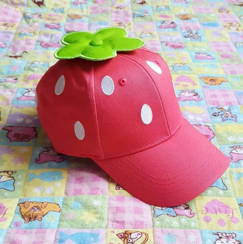 strawberry hat