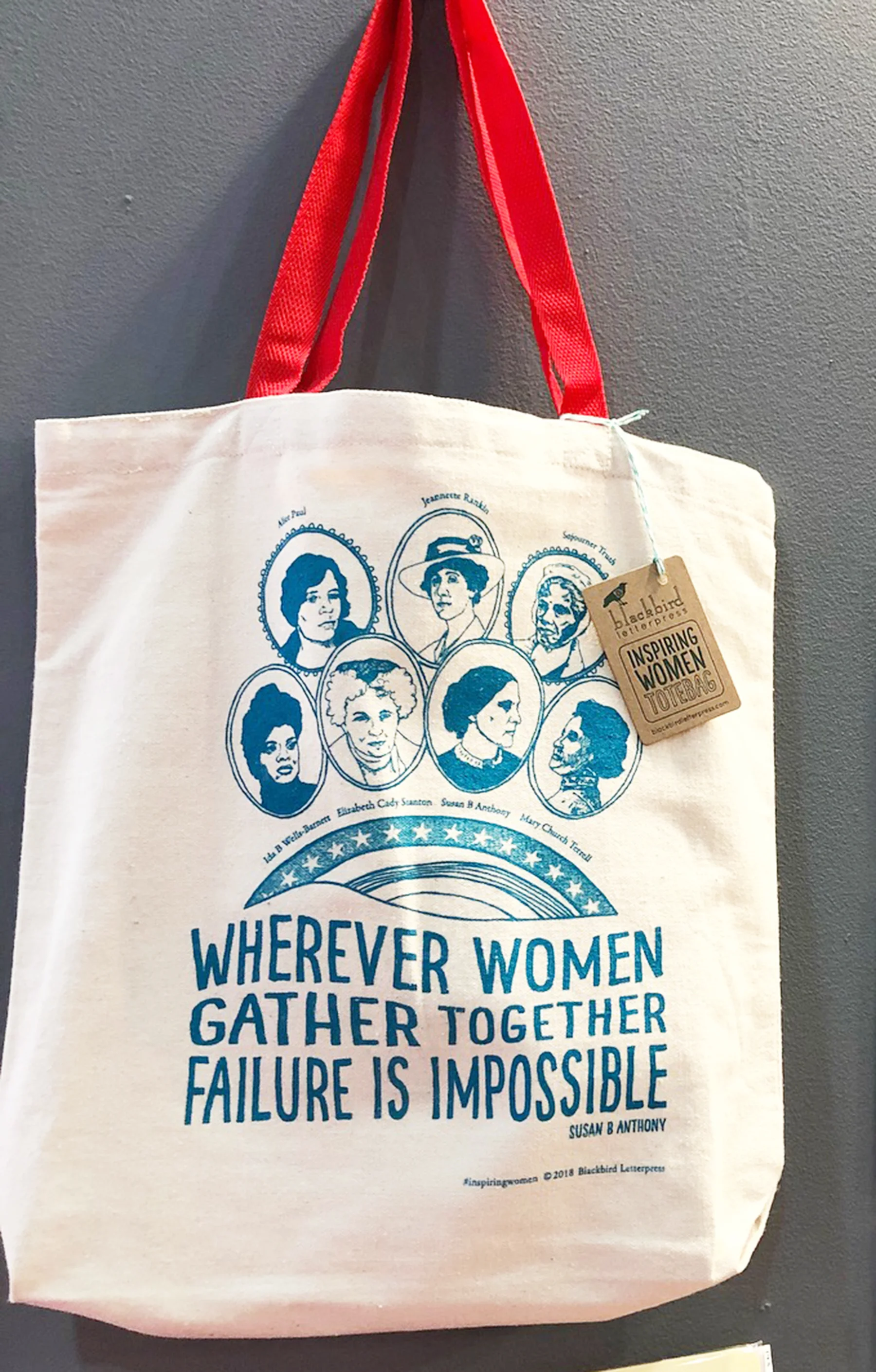 teal tote