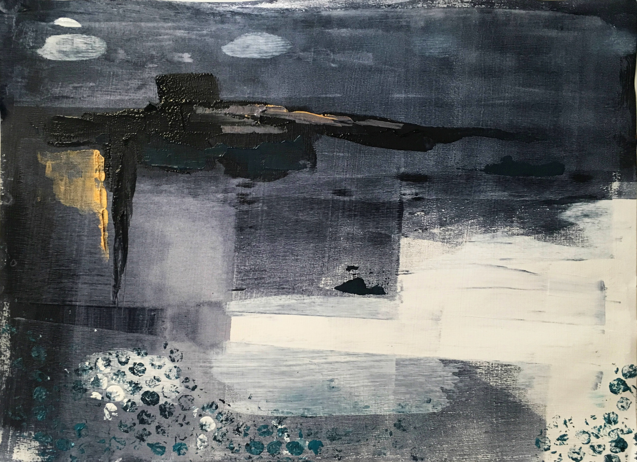 Dark Sky Original Painting Kristen M Watson