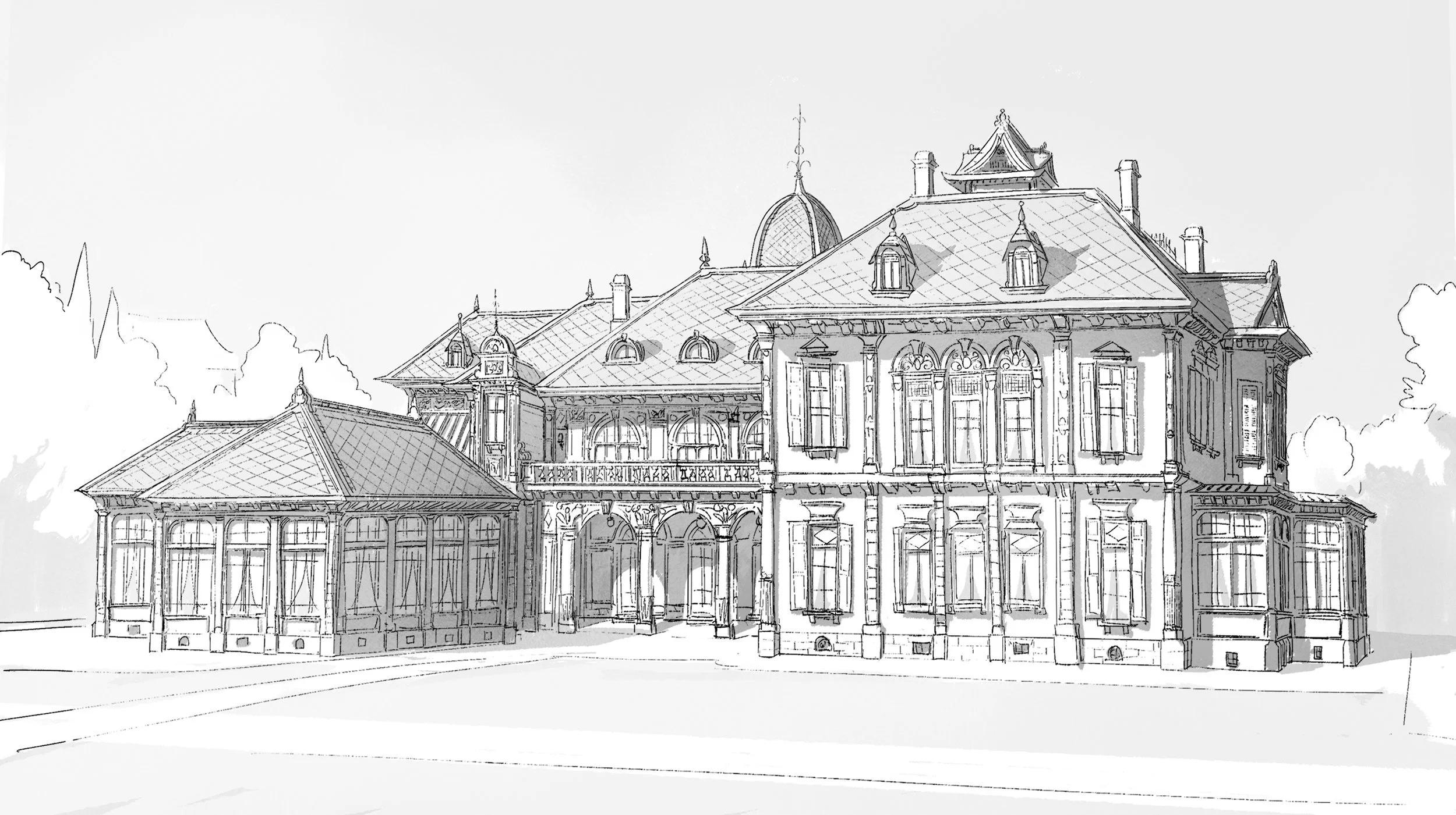 Рисунок Особняка