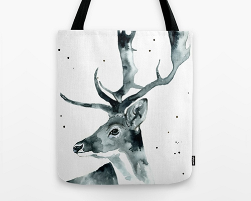 antler tote bag