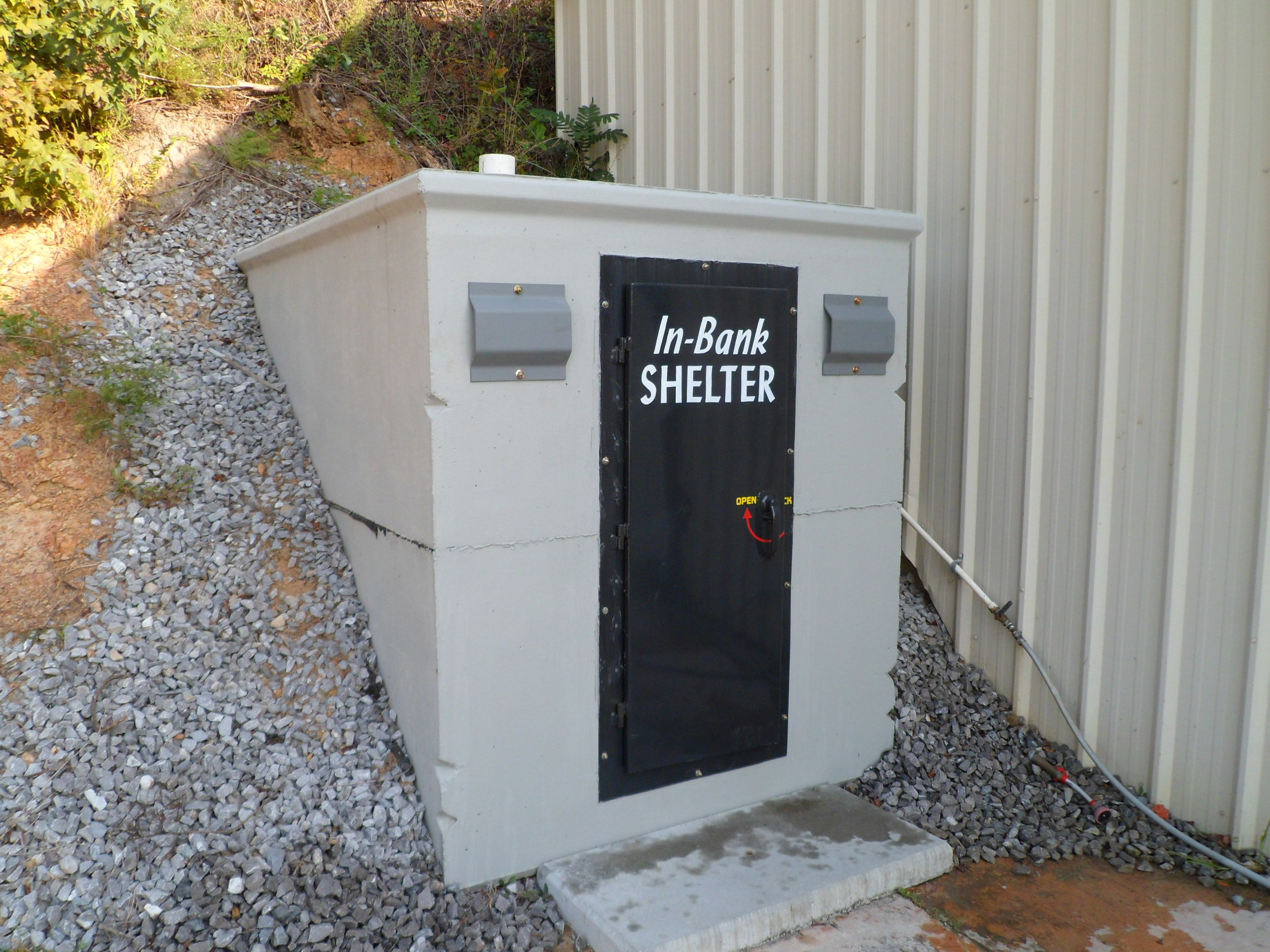 In Bank Shelter Mitchell Concrete
