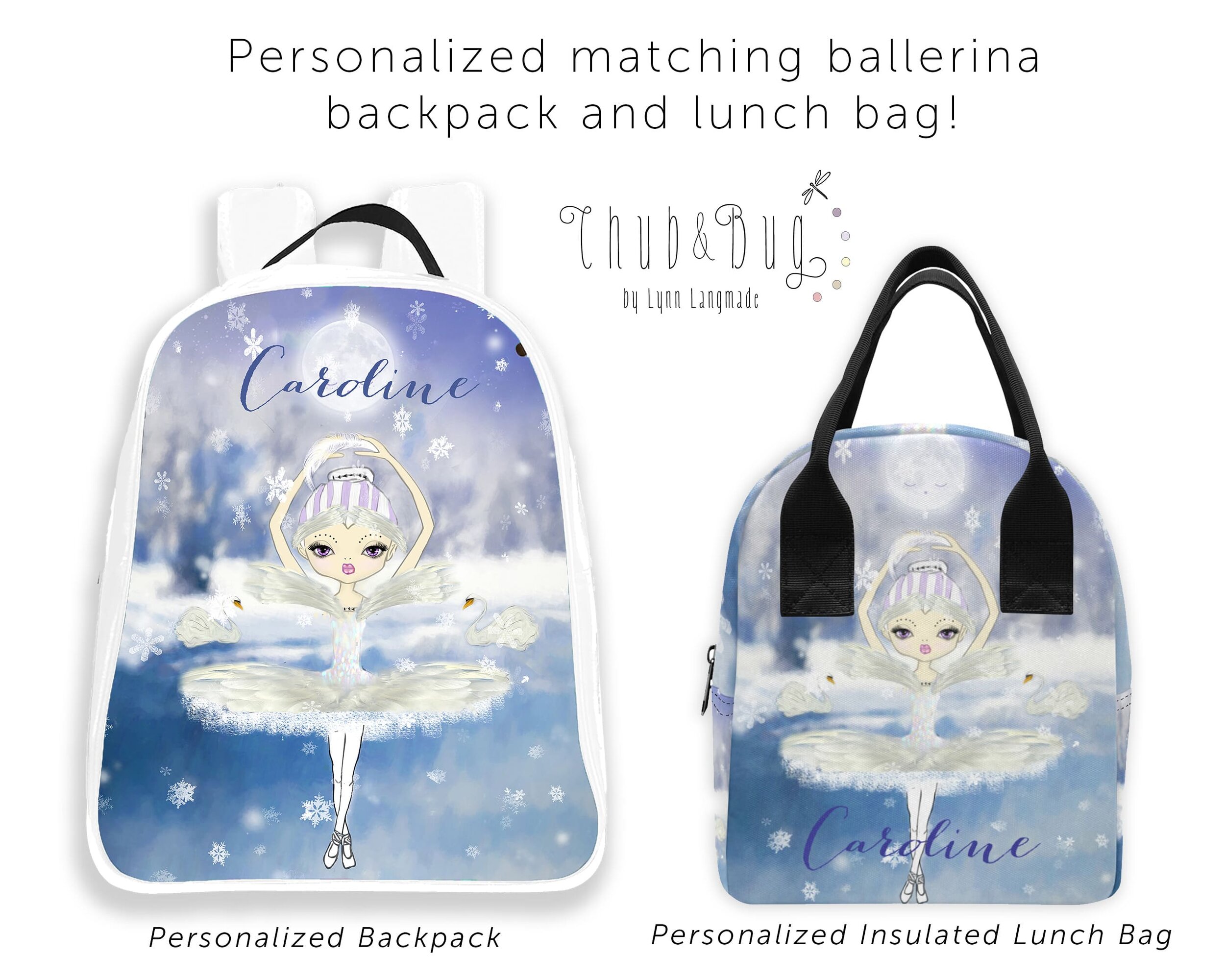 personalized ballerina bag