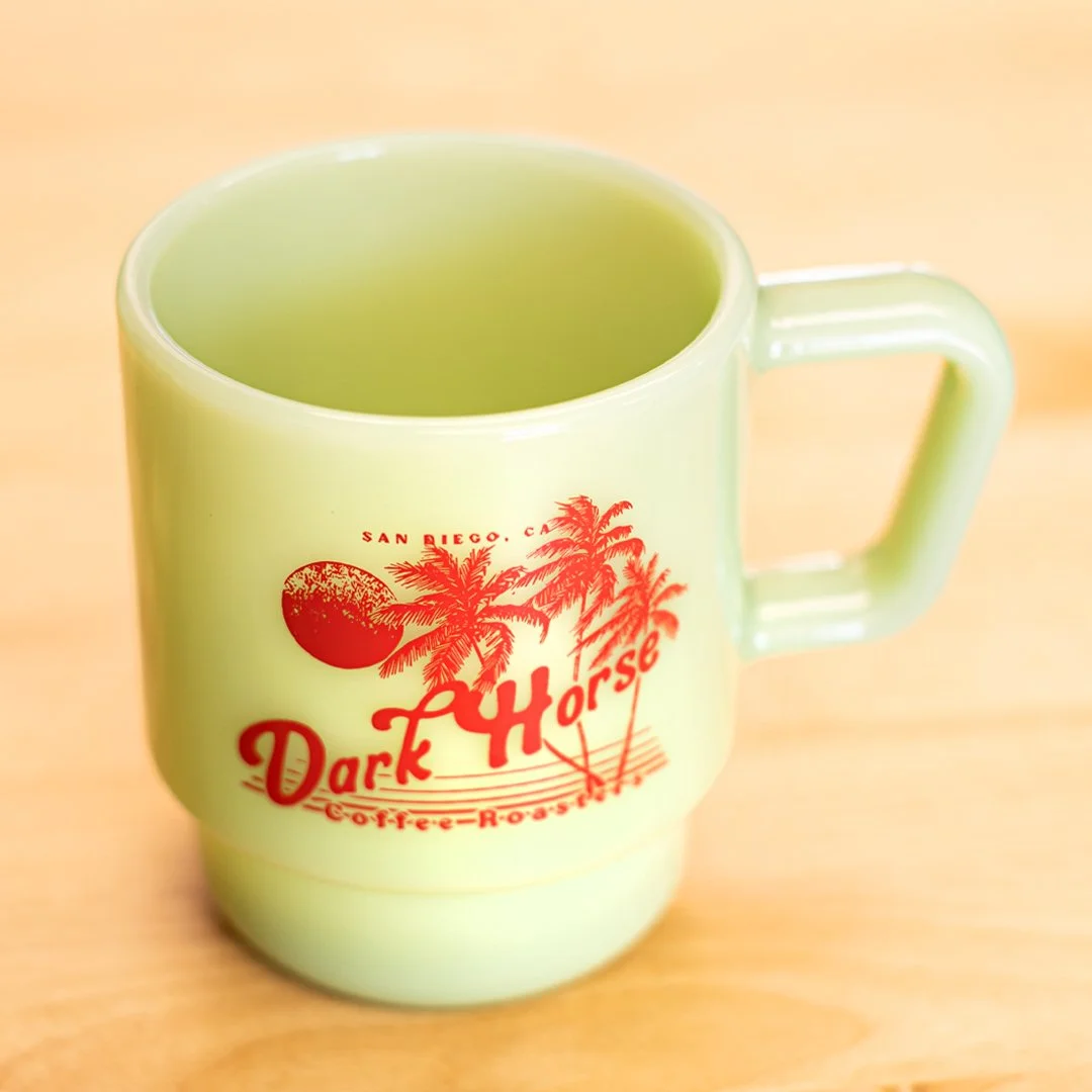 Milk Glass (8oz) — Dark Horse Coffee Roasters