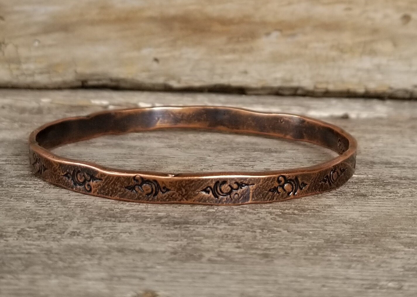 Copper bangle bracelet clearance