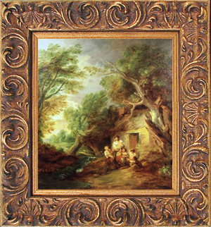 Gainsborough The Cottage Door Collotype Classicism Card Or Framed