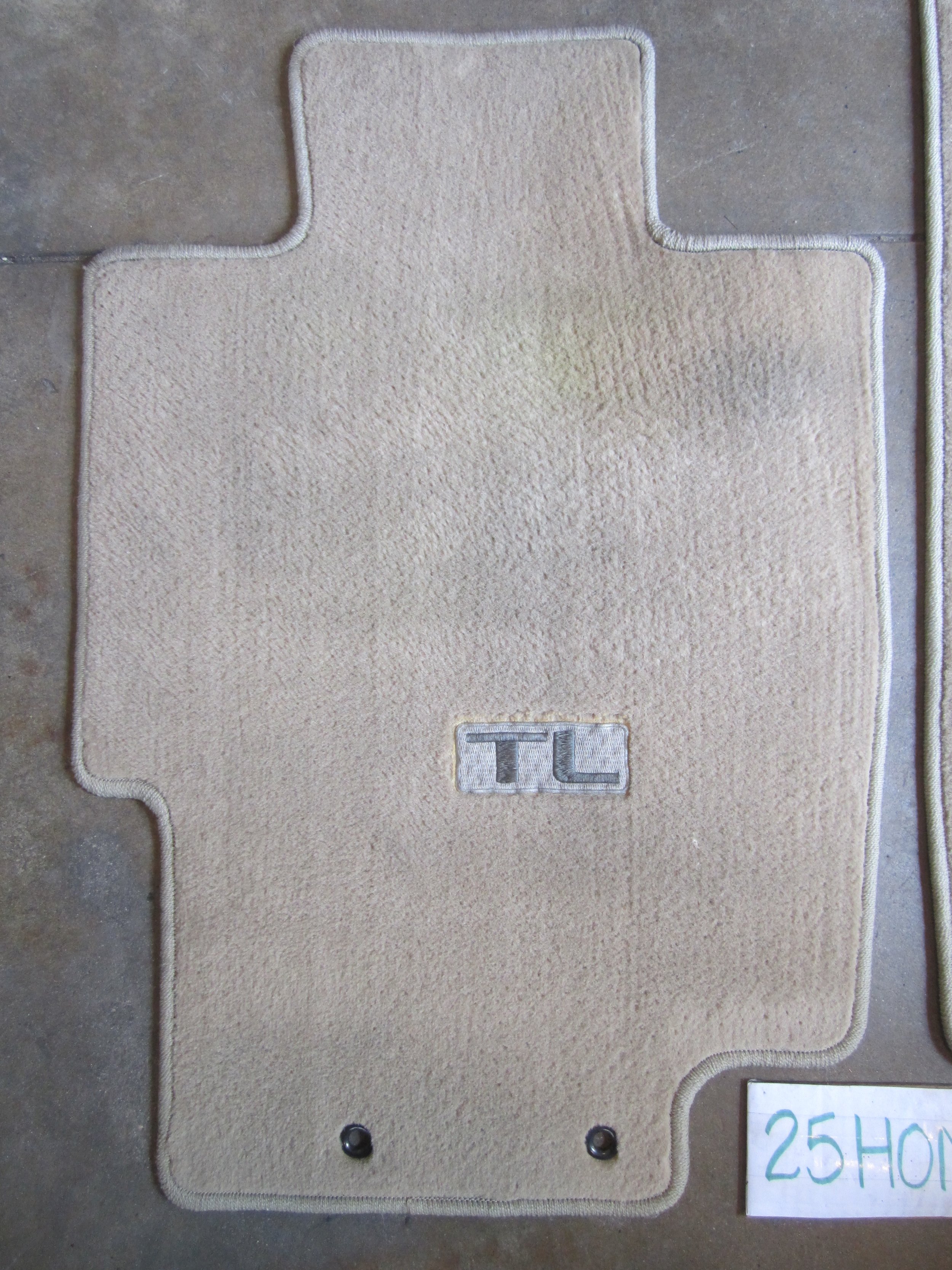 2004 2008 Acura Tl Optional Accessories Factory Floor Mats Tan