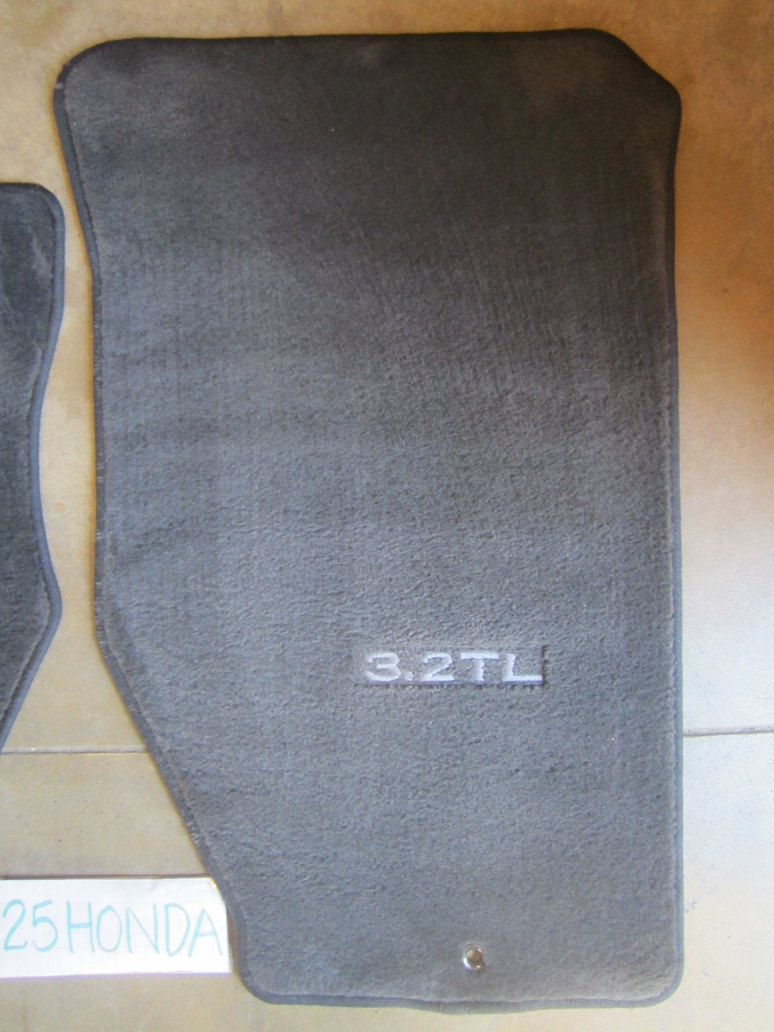 1999 2003 Acura Tl Factory Optional Accessory Floor Mats Black