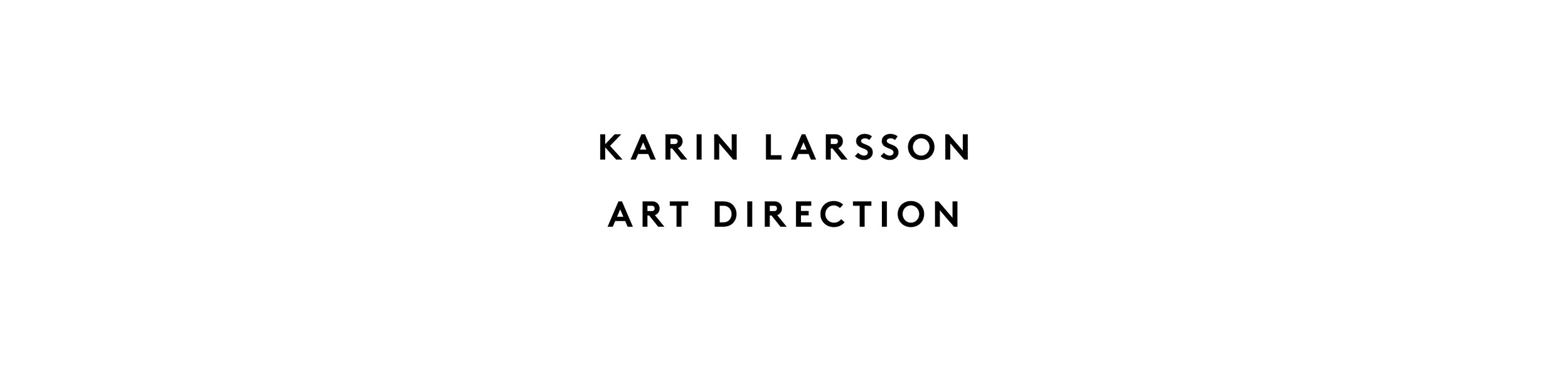 Karin Larsson Art Direction